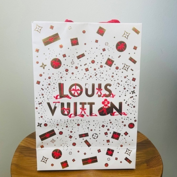 Louis Vuitton Christmas 2023 Special Edition Carrier Paper Gift Bag - Picture 2 of 7